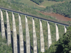 Viaduto 13, Pedra da Tartaruga e Cascata do V13 - Vespasiano Corrêa - RS